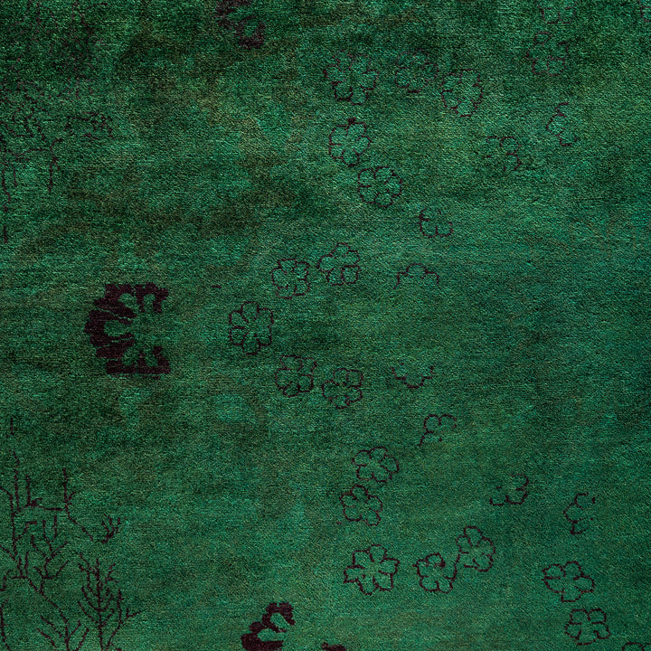 Overdyed Wool Rug - 10'1" x 13'4"