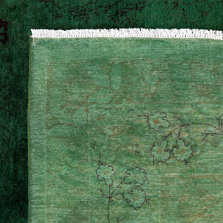 Overdyed Wool Rug - 10'1" x 13'4"