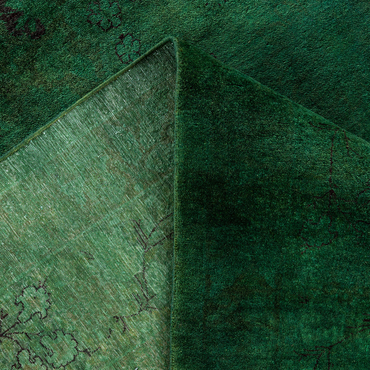 Overdyed Wool Rug - 10'1" x 13'4"