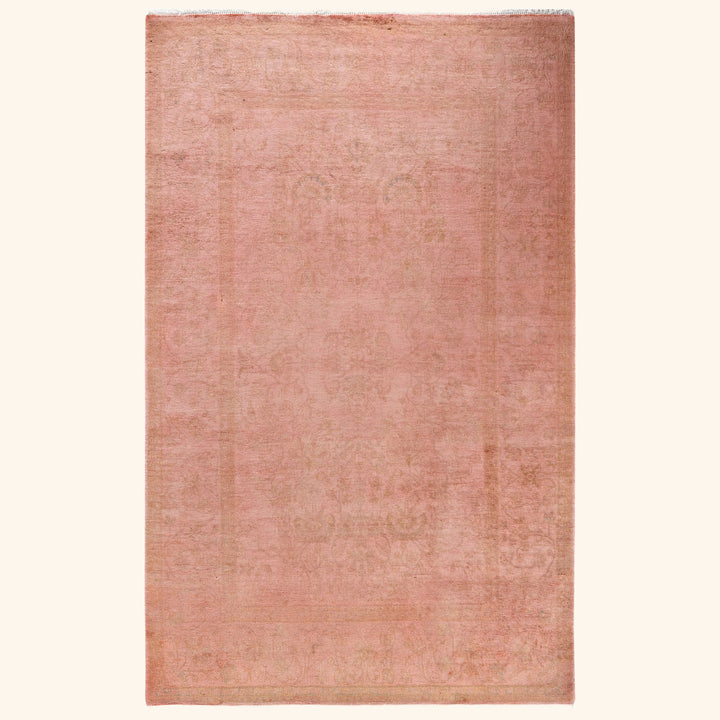 Overdyed Wool Rug - 4'1" x 6'6"