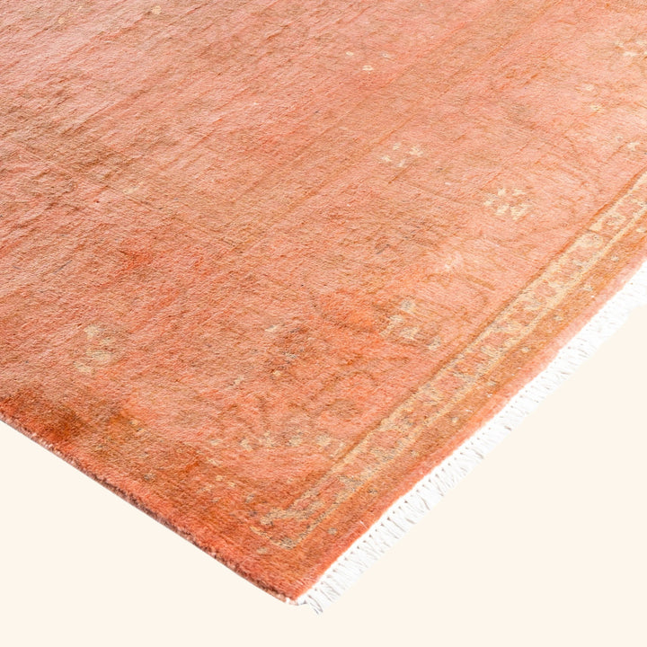 Overdyed Wool Rug - 4'1" x 6'6"