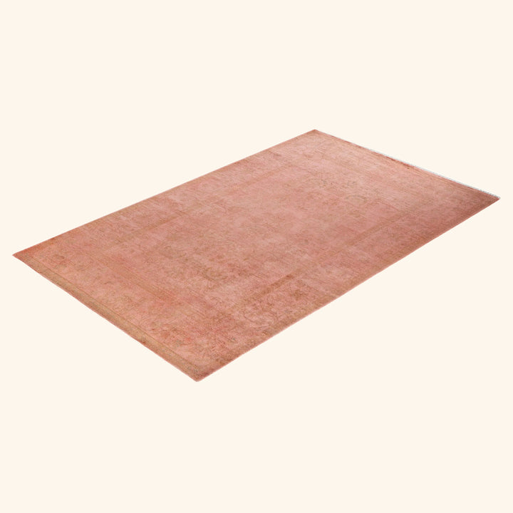 Overdyed Wool Rug - 4'1" x 6'6"