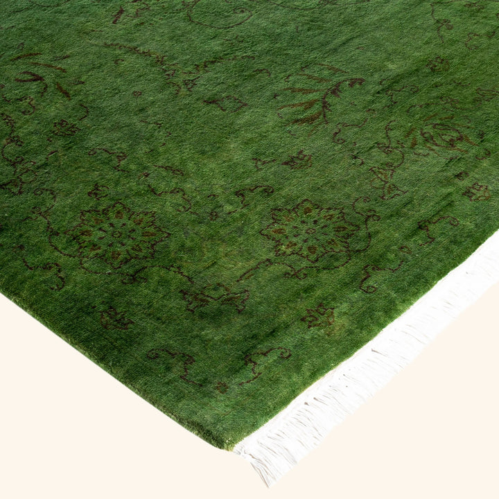 Overdyed Wool Rug - 4'3" x 6'4"