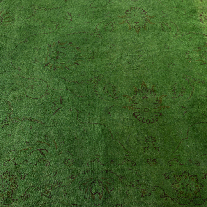 Overdyed Wool Rug - 4'3" x 6'4"