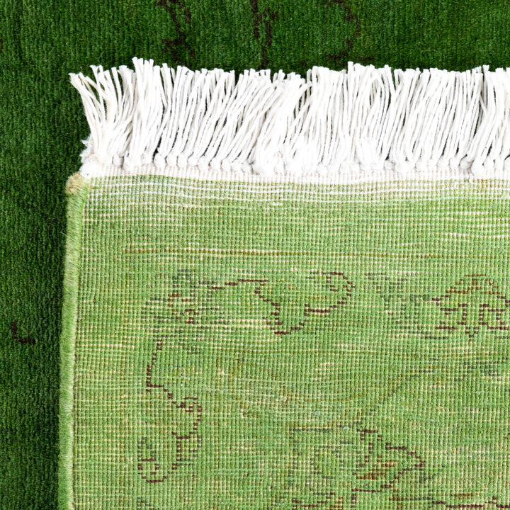 Overdyed Wool Rug - 4'3" x 6'4"