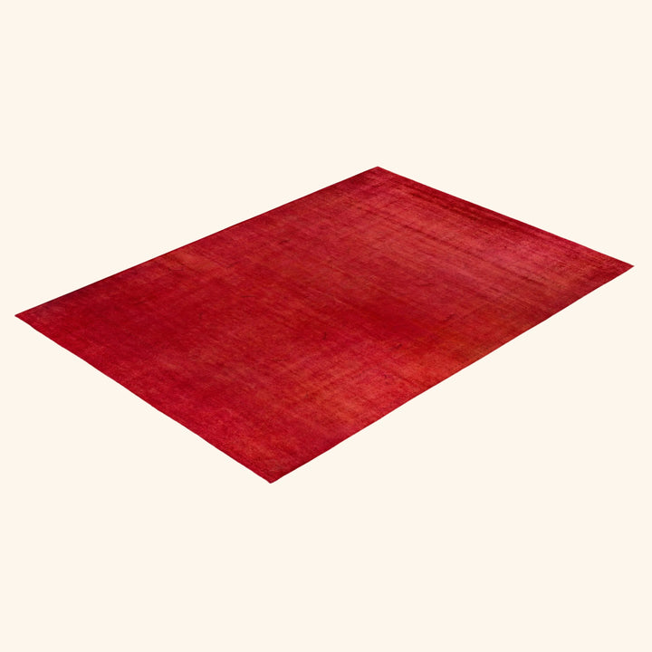Overdyed Wool Rug - 9'10" x 14'1"