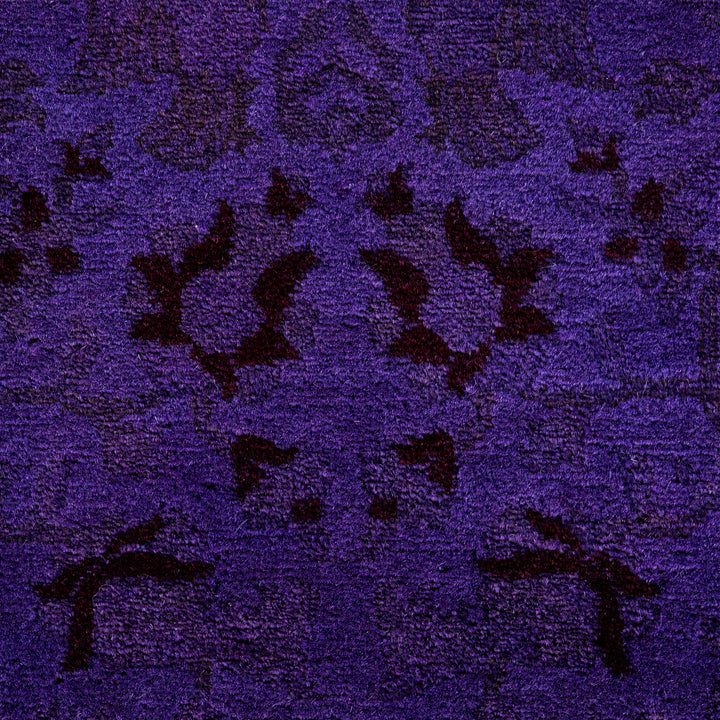 Overdyed Wool Rug - 4'2" x 5'10"