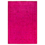 Overdyed Wool Rug - 4'6" x 6'6"