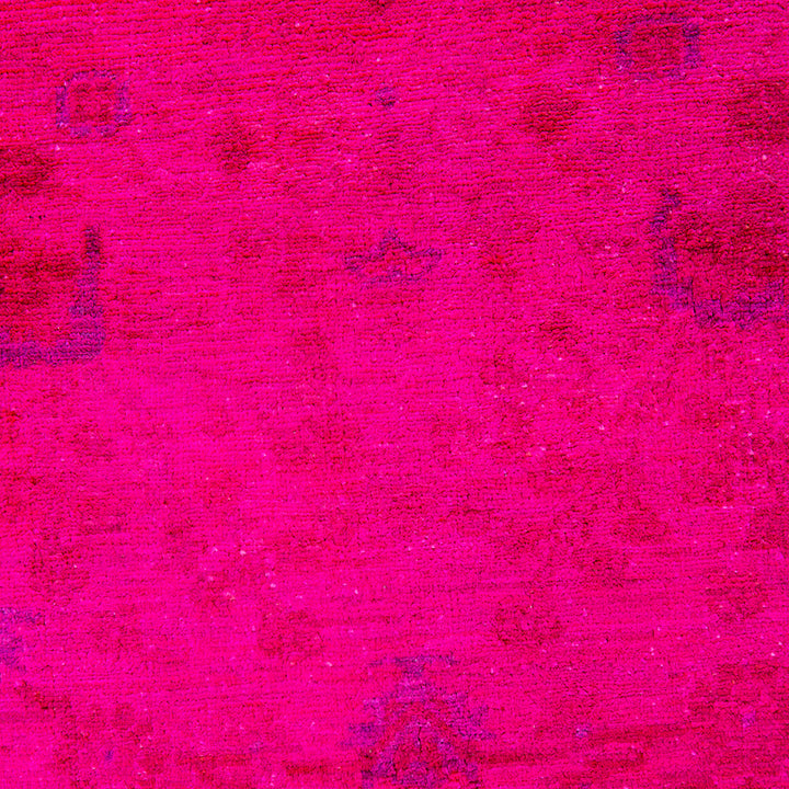 Overdyed Wool Rug - 4'6" x 6'6"