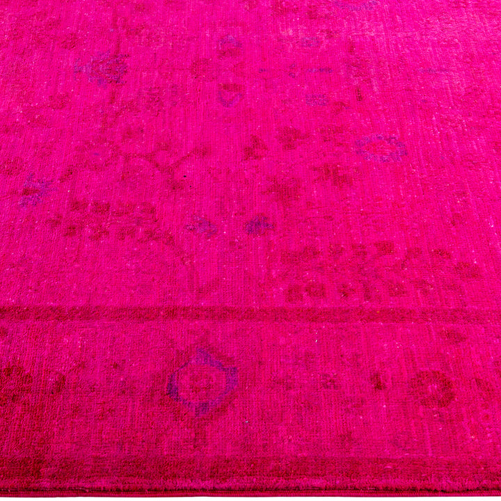 Overdyed Wool Rug - 4'6" x 6'6"