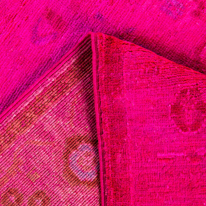 Overdyed Wool Rug - 4'6" x 6'6"