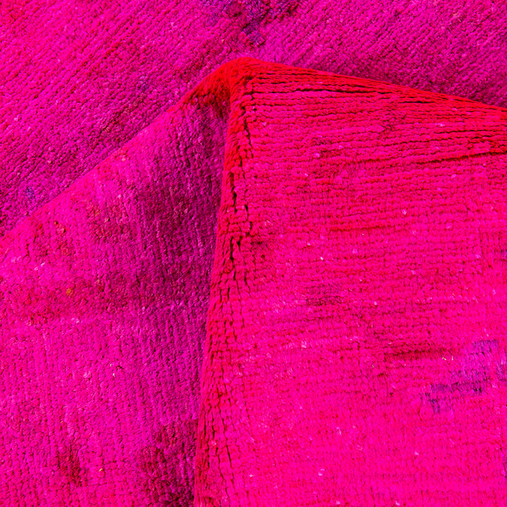 Overdyed Wool Rug - 4'6" x 6'6"