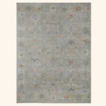 Light Grey Antique Revival Wool Rug - 11'11" x 14'10"