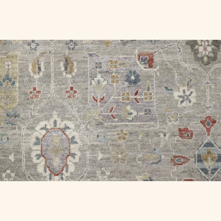 Grey Antique Revival Wool Rug 8'10" x 12'2"