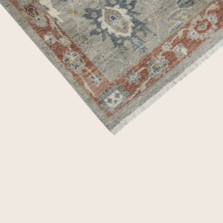 Grey Antique Revival Wool Rug 8'10" x 12'2"