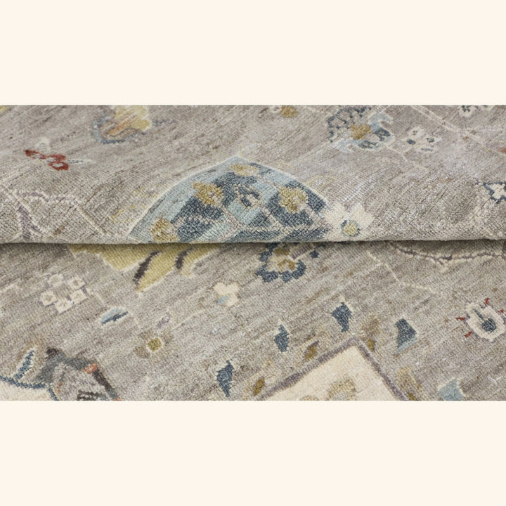 Grey Antique Revival Wool Rug 8'10" x 12'2"