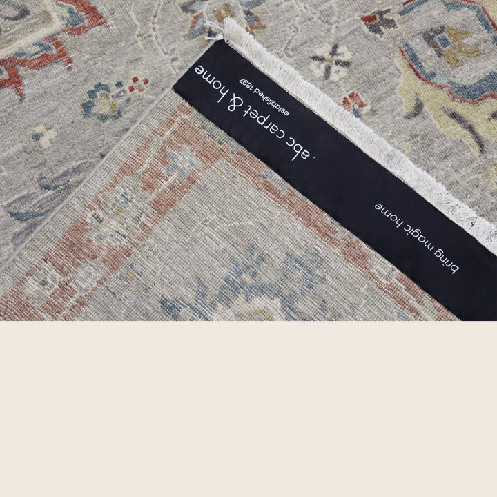 Grey Antique Revival Wool Rug 8'10" x 12'2"