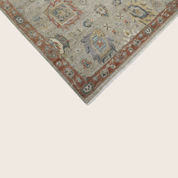 Grey Antique Revival Wool Rug 7'7" x 9'8"