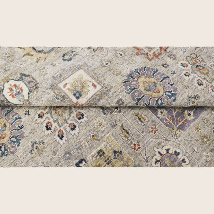 Grey Antique Revival Wool Rug 7'7" x 9'8"