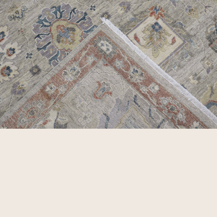 Grey Antique Revival Wool Rug 7'7" x 9'8"