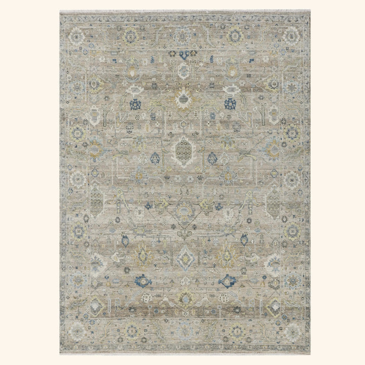 Camel Antique Revival Wool Rug - 7'7" x 9'10"