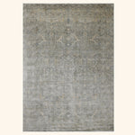 Grey Antique Revival Silk Rug - 8'11" x 12'3"