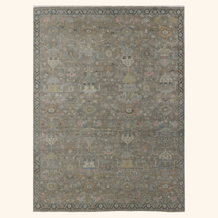 Camel Antique Revival Wool Rug - 7'10" x 9'11"