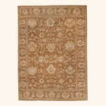 Brown Antique Revival Wool Rug - 8'11" x 12'1"
