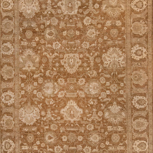 Brown Antique Revival Wool Rug - 8'11" x 12'1" - hover