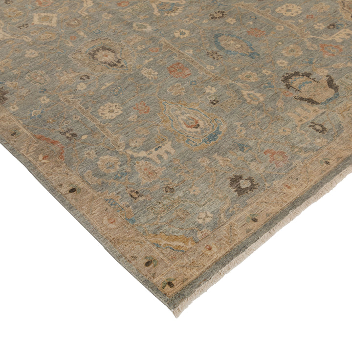 Blue Antique Revival Wool Rug 11'9" x 15'1"