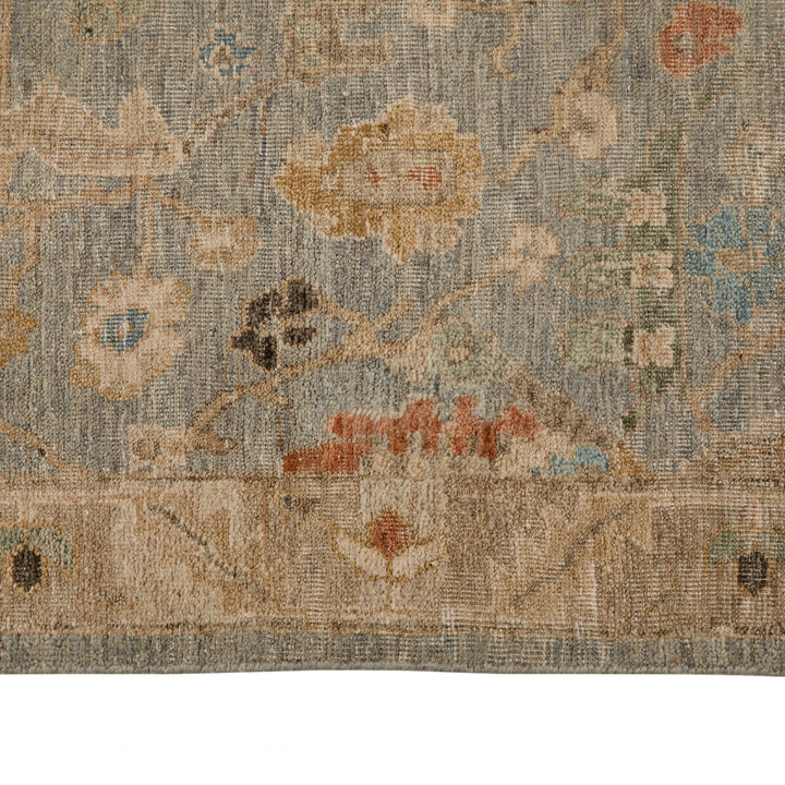 Blue Antique Revival Wool Rug 11'9" x 15'1"