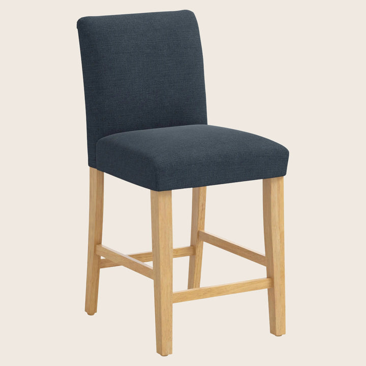 Kristy Counter Stool One Size / Linen Navy