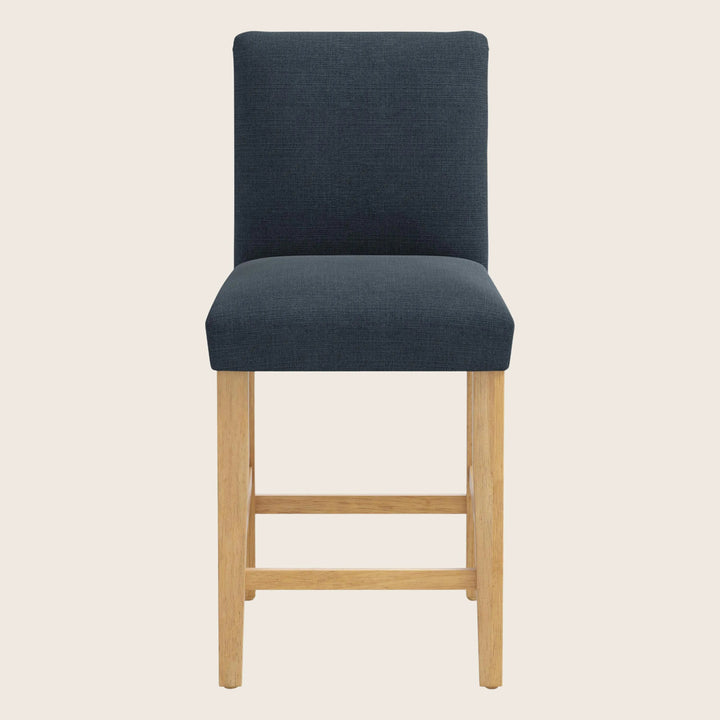 Kristy Counter Stool One Size / Linen Navy