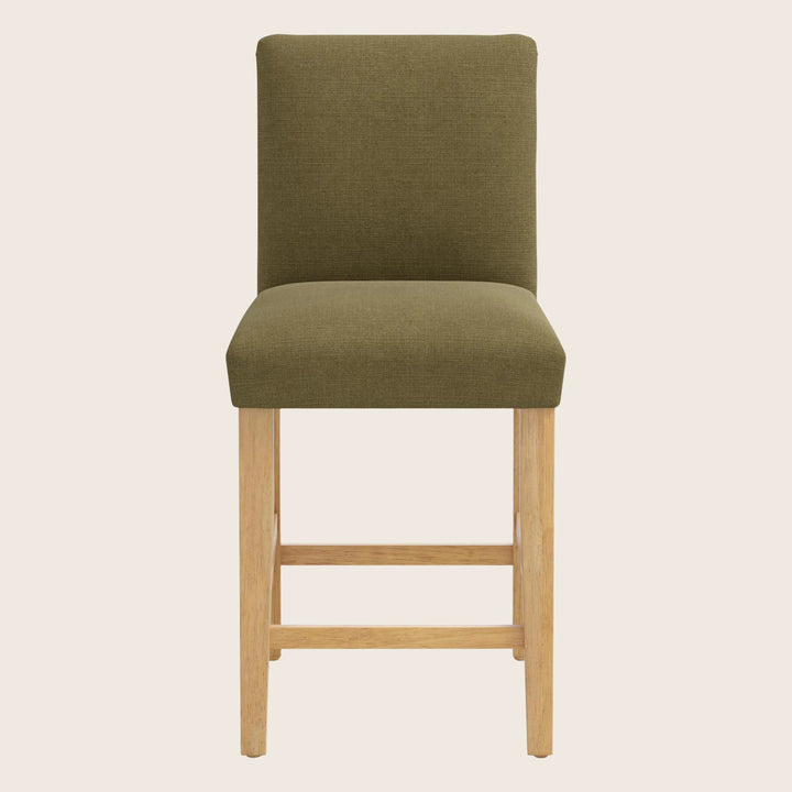 Kristy Counter Stool One Size / Linen Olive