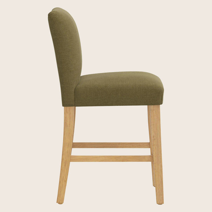 Kristy Counter Stool One Size / Linen Olive