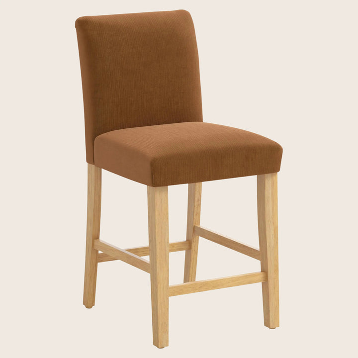 Kristy Counter Stool One Size / Performance Velvet Copper