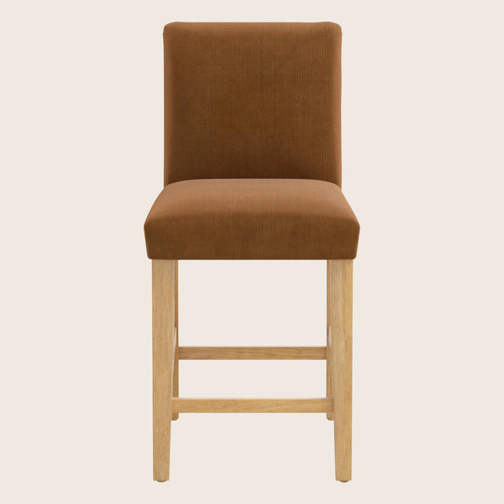 Kristy Counter Stool One Size / Performance Velvet Copper