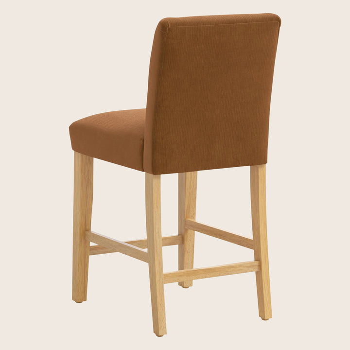 Kristy Counter Stool One Size / Performance Velvet Copper