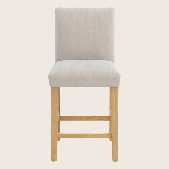 Kristy Counter Stool One Size / Performance Velvet Mineral