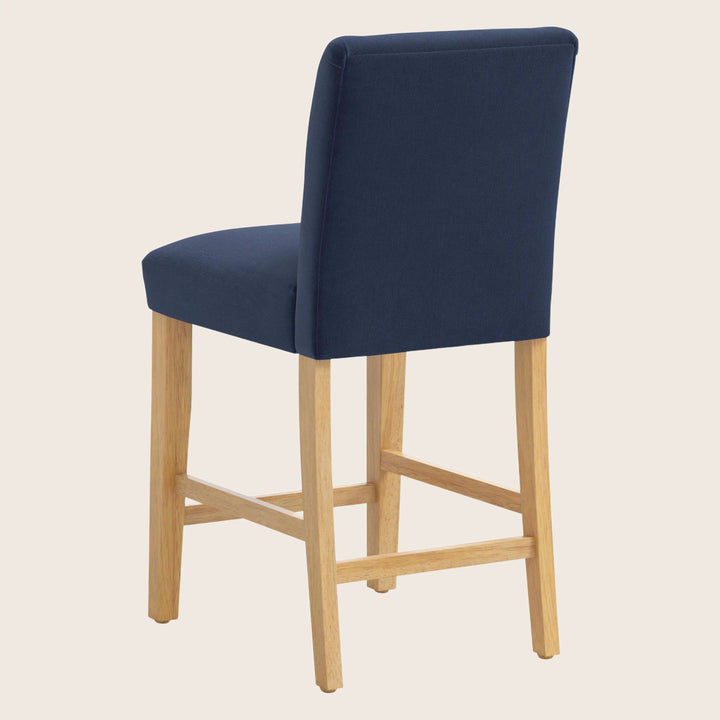 Kristy Counter Stool One Size / Performance Velvet Ocean