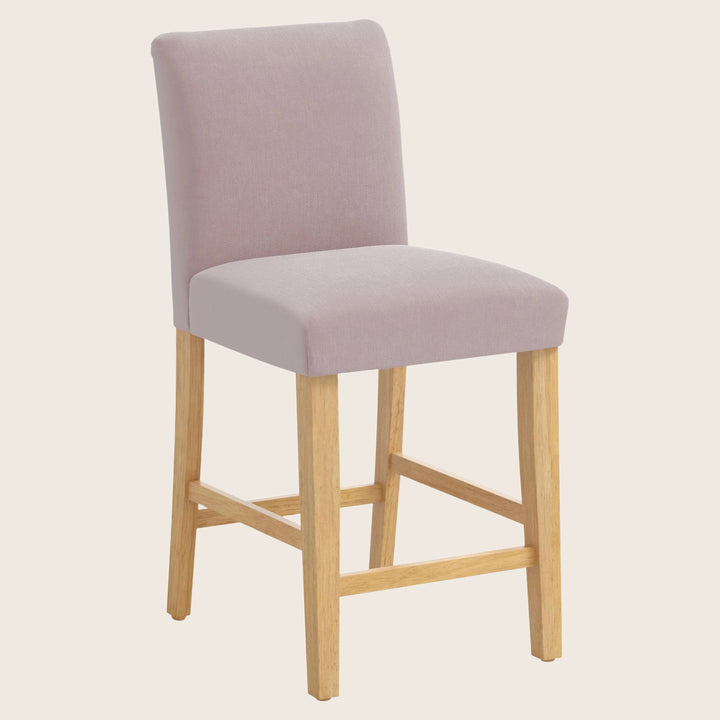Kristy Counter Stool One Size / Performance Velvet Plum Frost