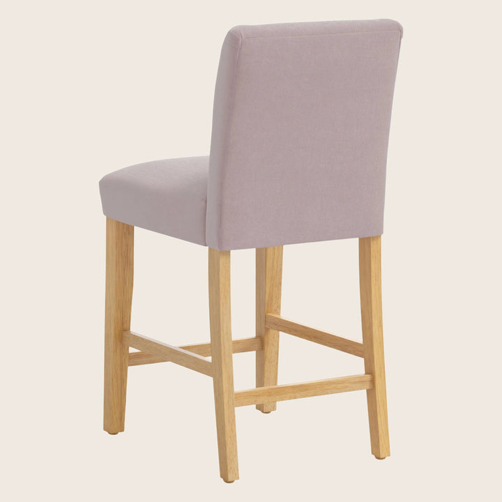 Kristy Counter Stool One Size / Performance Velvet Plum Frost
