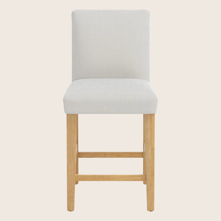 Kristy Counter Stool One Size / Performance Velvet Snow