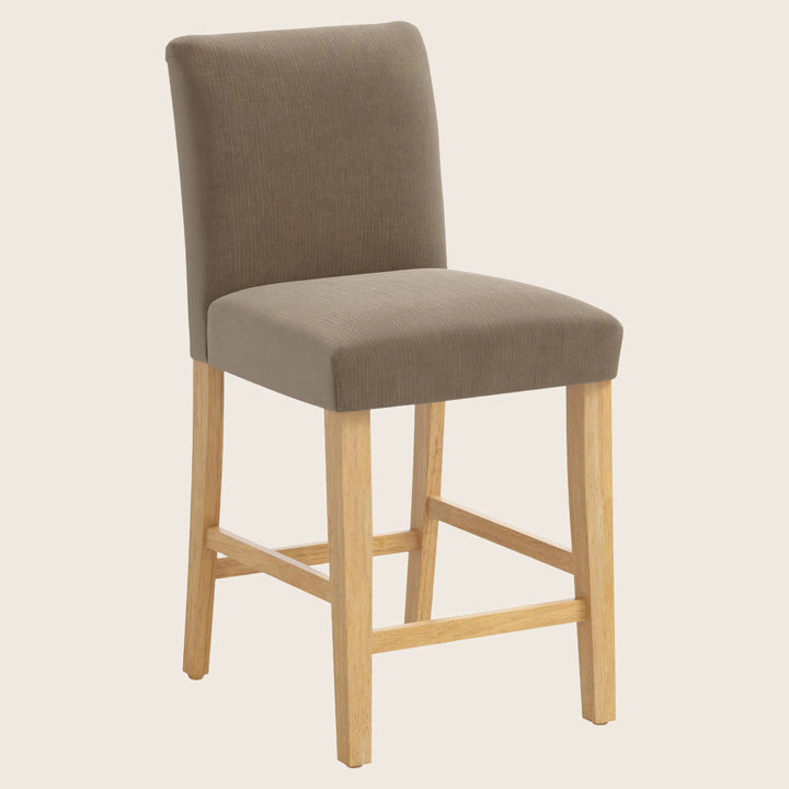 Kristy Counter Stool One Size / Performance Velvet Walnut