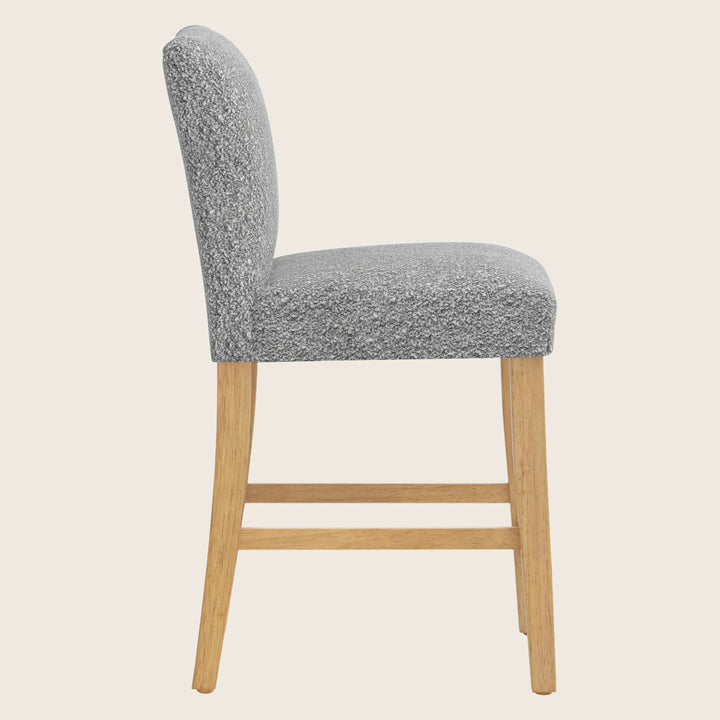 Kristy Counter Stool One Size / Boucle Grey