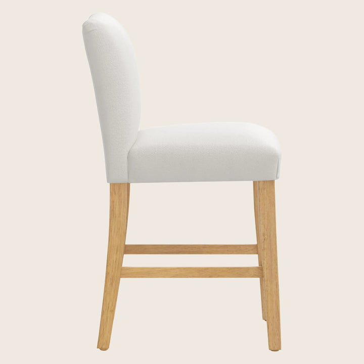 Kristy Counter Stool One Size / Velvet Light Grey