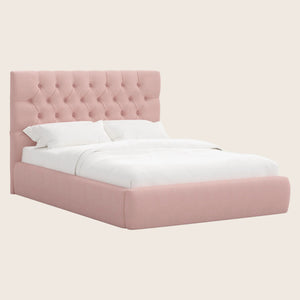 Judith Platform Bed Twin / Performance Velvet Plum Frost - hover