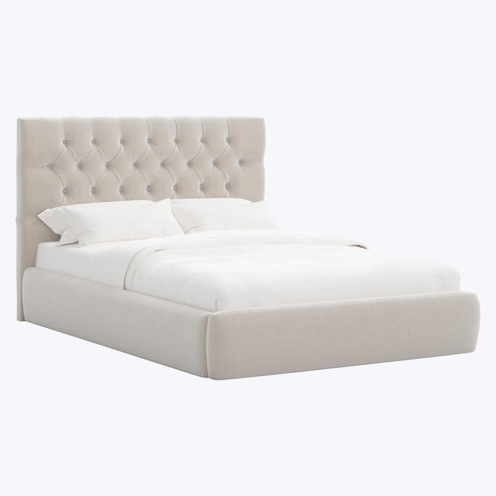 Judith Platform Bed Twin / Performance Velvet Mineral
