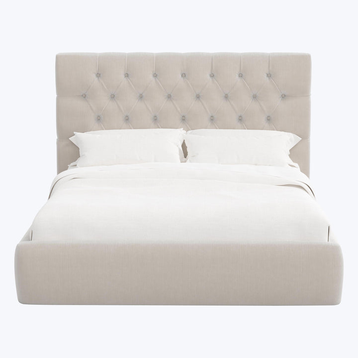 Judith Platform Bed Twin / Performance Velvet Mineral