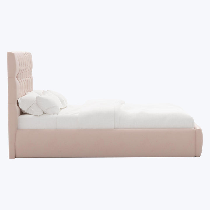 Judith Platform Bed Twin / Velvet Blush